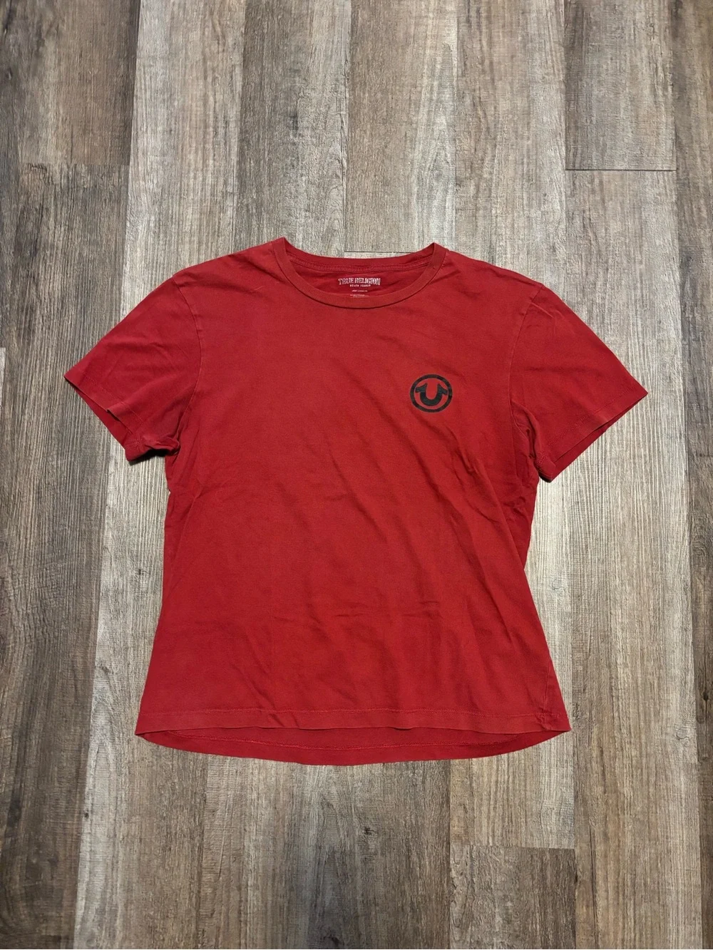 True Religion Horseshoe / Buddha Logo Tee Shirt
